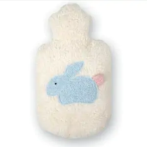 Bouillotte enfant lapin bleu noyau de cerise